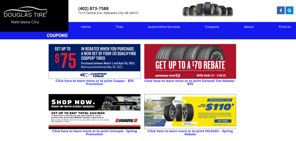 Douglas Tire Rebate 2023