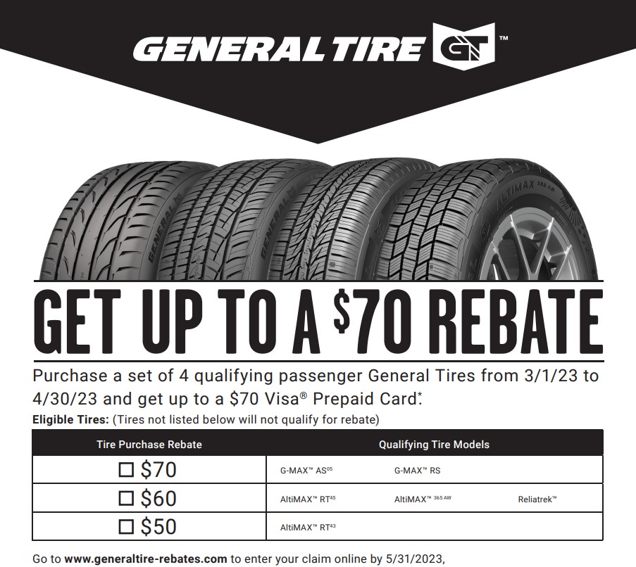 General Tire Rebate 2023