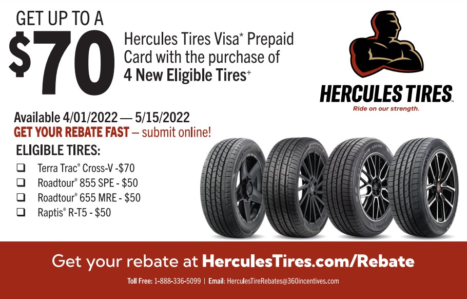 Hercules Tire Rebate