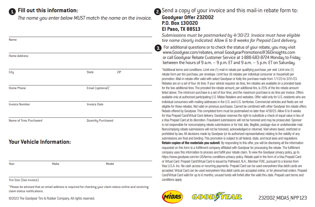 Midas Tire Rebate 2023 TireRebate midas-tire-rebate-2023-tirerebate
